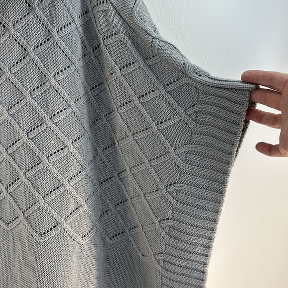 Madison 88 Cowl Neck Poncho Knit Sweater - Picture 3 of 10